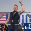 Springsteen calls Trump an ‘American tyrant’ at Harris’s star-studded rally