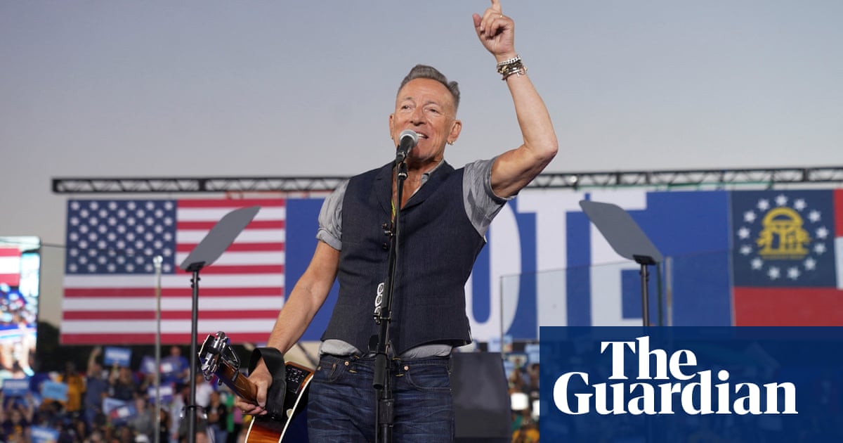 Springsteen calls Trump an ‘American tyrant’ at Harris’s star-studded rally