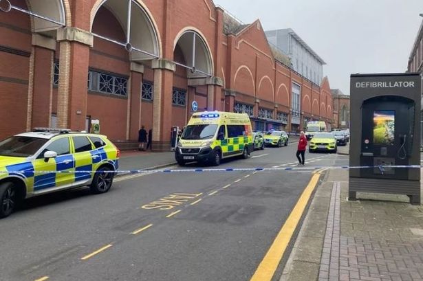 Stoke shopping centre horror as woman suddenly dies inside Potteries Centre as police lock down road