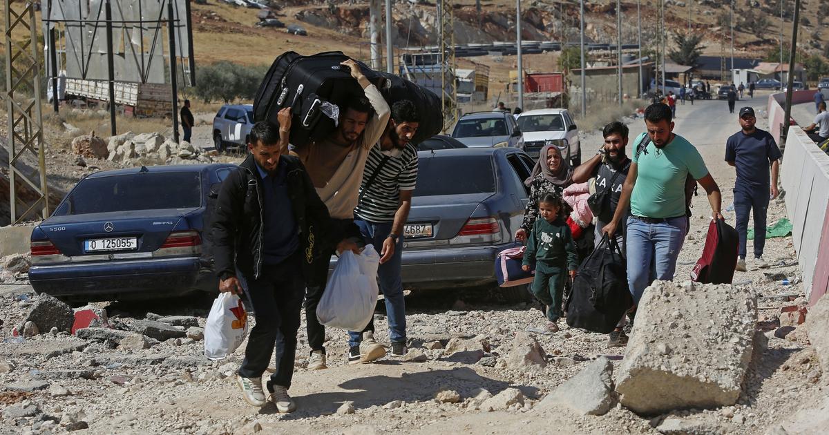 Sur la route de Damas, l’exode sans fin des réfugiés syriens du Liban