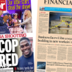 The Papers: 'Gun cop cleared' and 'workplace reforms could cost £5bn'