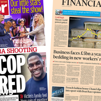 The Papers: 'Gun cop cleared' and 'workplace reforms could cost £5bn'