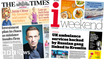 The Papers: 'Investment plan chaos' and 'ambulance service hack'