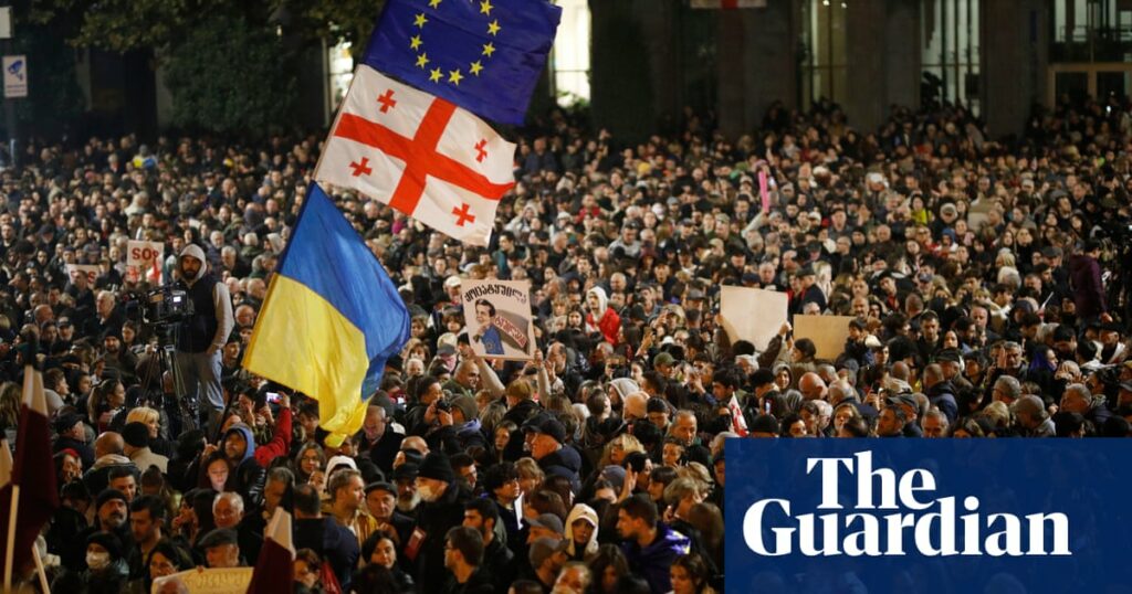 Thousands of Georgians demonstrate against contested election results