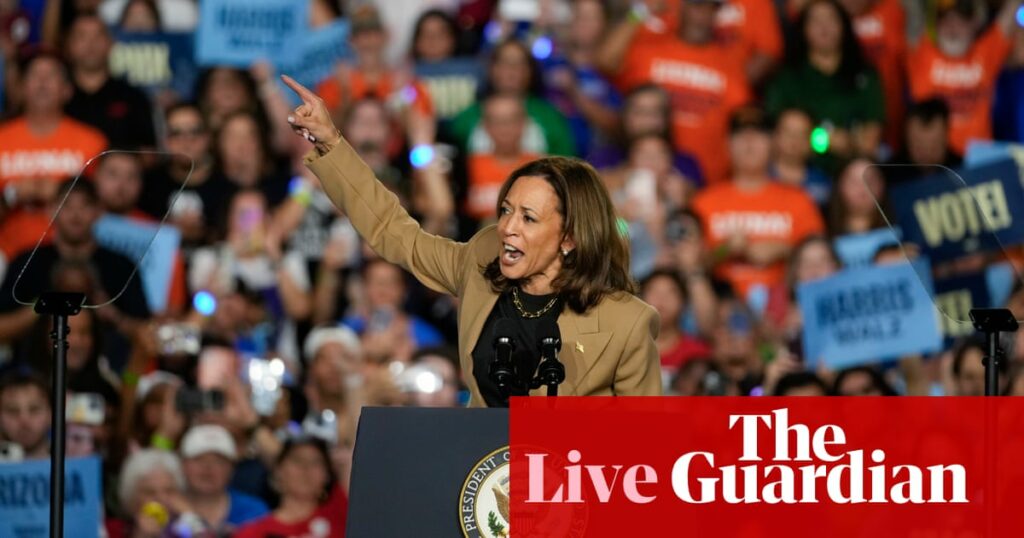 Trump, Vance to travel to Michigan, Pennsylvania and Georgia; Harris to appear with Michelle Obama in Michigan – live