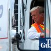 Trump puts on high-vis vest to trash Biden’s garbage gaffe at Wisconsin rally