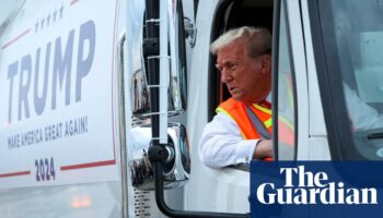 Trump puts on high-vis vest to trash Biden’s garbage gaffe at Wisconsin rally