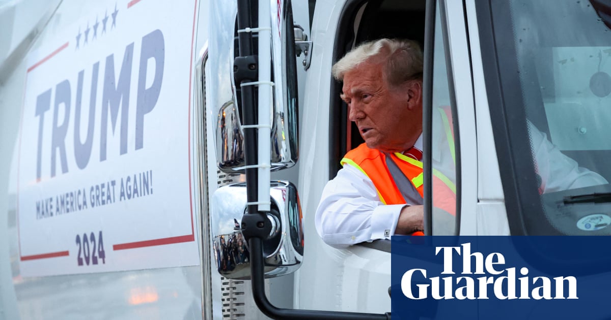 Trump puts on high-vis vest to trash Biden’s garbage gaffe at Wisconsin rally