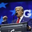 Trump tears into Biden for 'lock him up' comments as he embraces risqué new MAGA chant at showy Georgia rally