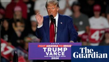 Trump’s final pitch to voters: retribution vows, vulgar rallies, fascist accusations