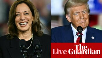 US election live updates: Harris and Trump tied in Michigan as they head west in final days of campaigning