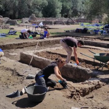 Un equipo sevillano de la Pablo de Olavide descubre un triclinio acuático en la Villa Adriana en Roma