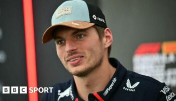 Max Verstappen wearing Red Bull uniform at the United States Grand Prix