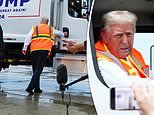 Video of Donald Trump reaching for garbage truck door sparks wild conspiracy theories