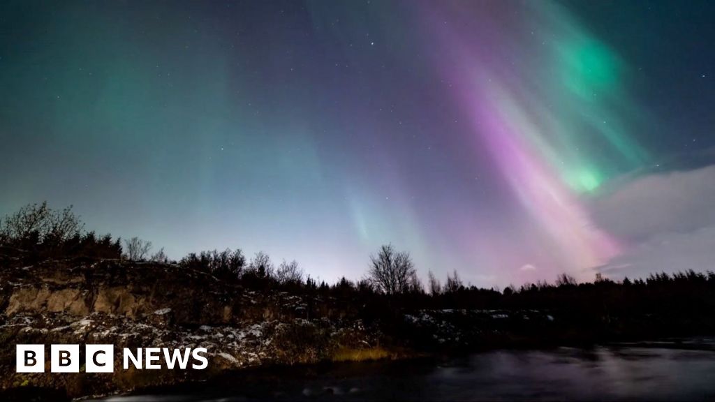 Watch: Northern lights over Iceland in sped-up footage