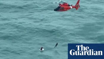 ‘A nightmare scenario’: man rescued 48km off Florida coast clinging to ice box after Hurricane Milton