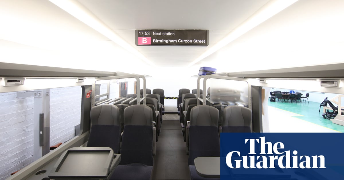 ‘Best-in-class’ seats and no bog-standard loos: first look at HS2 train interiors