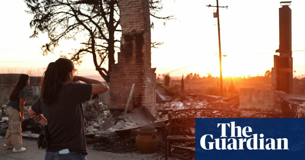 ‘Devastating’: California fire victims return to sift through rubble of homes