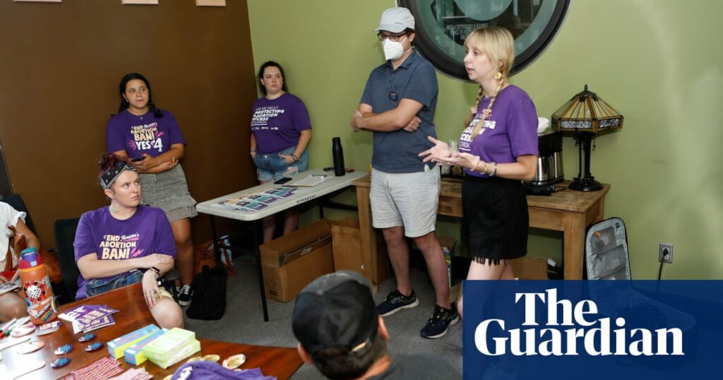 ‘I try not to get my hopes up’: campaigners make final push to save abortion rights in Florida