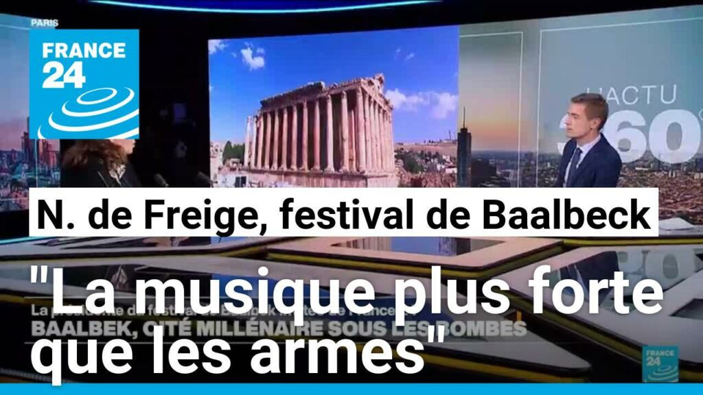 Nayla de Freige, présidente du festival international de Baalbek sur France 24