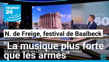 Nayla de Freige, présidente du festival international de Baalbek sur France 24