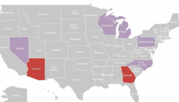 Swing States : les résultats des sondages dans ces 7 Etats pivots qui décideront de l'élection américaine