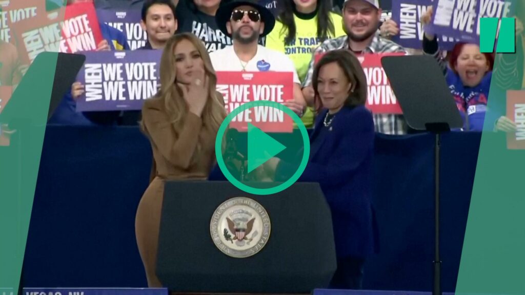 Présidentielle américaine 2024 : Jennifer Lopez était aux côtés de Kamala Harris à Las Vegas