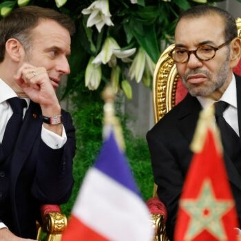 Face au roi du Maroc Mohammed VI et le président français Emmanuel Macron, de nombreux accords ont été scellés à Rabat le 28 octobre 2024.