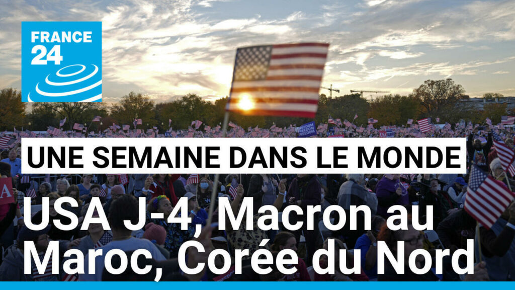 Présidentielle américaine J-4, Visite d'Emmanuel Macron au Maroc et soldats nord-coréens en Ukraine