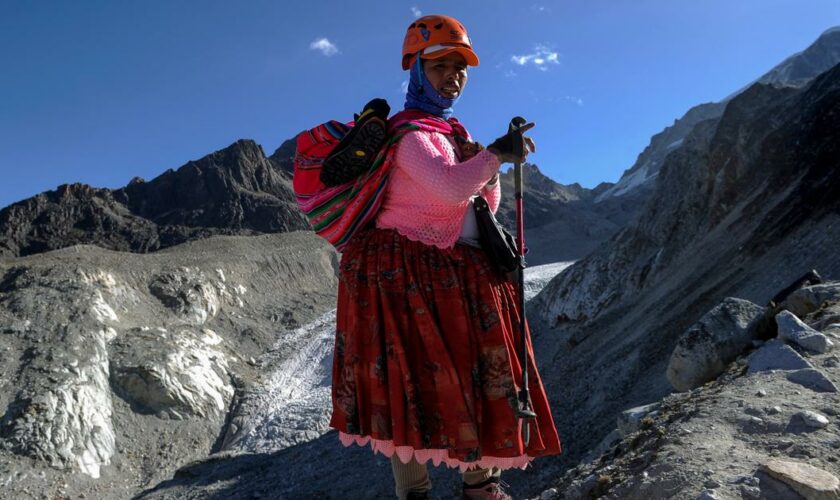 Sur les plus hauts sommets de Bolivie avec une “cholita escaladora”