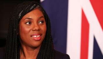 Kemi Badenoch, membre du Parti conservateur et députée, à Downing Street, dans le centre de Londres, le 13 mars 2024