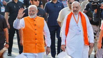 India's prime minister Narendra Modi with home minister Amit Shah. File pic: Reuters