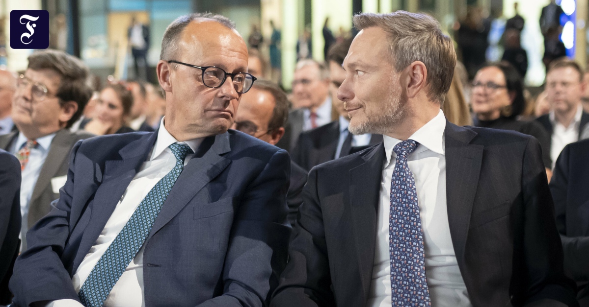 „Von Union übernommen“: Merz lobt Lindners Wirtschaftspapier