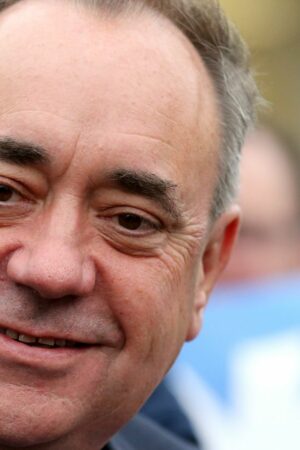 Alex Salmond pictured during the 2014 independence referendum campaign. Pic: AP Photo/Scott Heppell