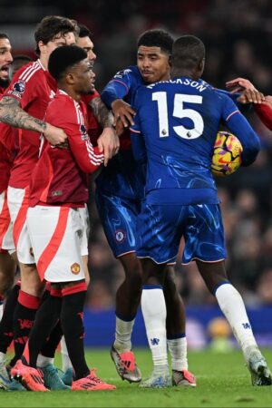 Man Utd vs Chelsea as it happened: Premier League result and reaction after tempers flare late on