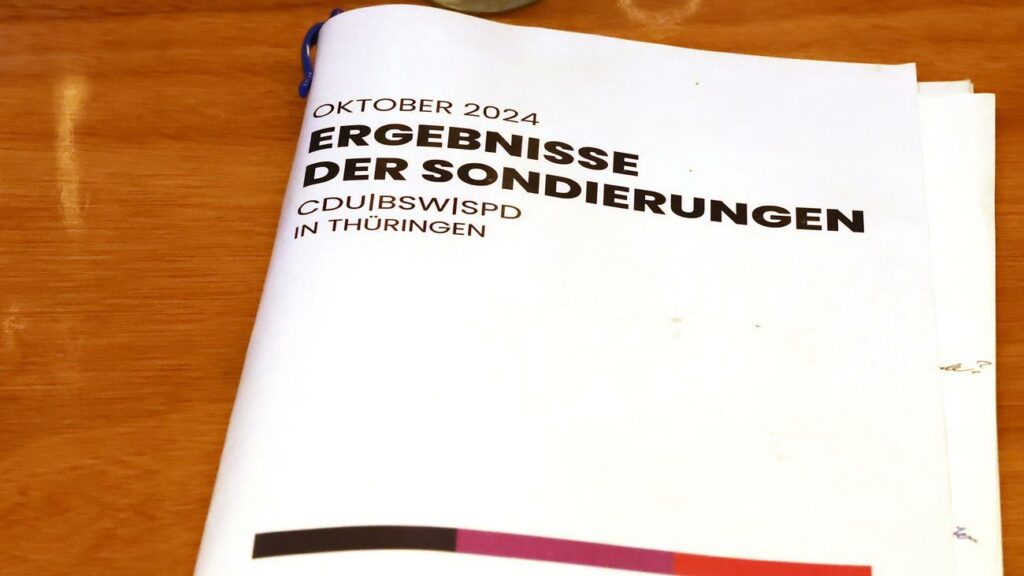 Regierungsbildung in Brandenburg und Thüringen: Koalitionsgespräche in Thüringen und Brandenburg beginnen