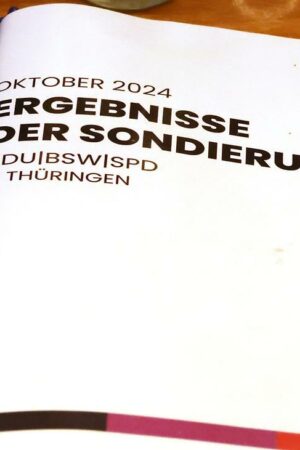 Regierungsbildung in Brandenburg und Thüringen: Koalitionsgespräche in Thüringen und Brandenburg beginnen