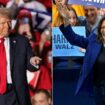 Montage photo de la vice-présidente américaine et candidate démocrate à la présidentielle, Kamala Harris, et de l'ancien président américain et candidat républicain Donald Trump