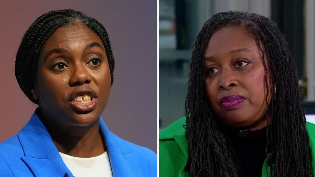 Kemi Badenoch at Conservative Party Conference October 2, 2024. Pic PA. Dawn Butler SN screengrab