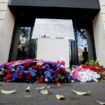 Cérémonie en hommage aux victimes des attentats du 13 novembre 2015, devant la Bataclan à Paris, le 13 novembre 2018