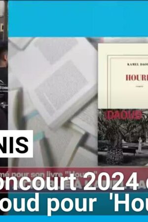 Le prix Goncourt 2024 décerné à Kamel Daoud pour son roman 'Houris'