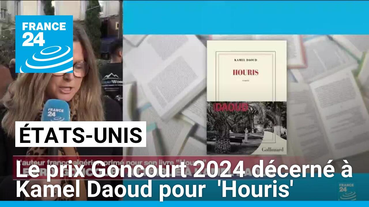 Le prix Goncourt 2024 décerné à Kamel Daoud pour son roman 'Houris'