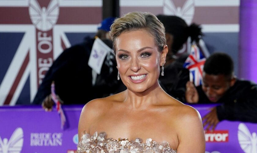 Amy Dowden, pictured earlier this month at the Pride of Britain awards. Pic: PA