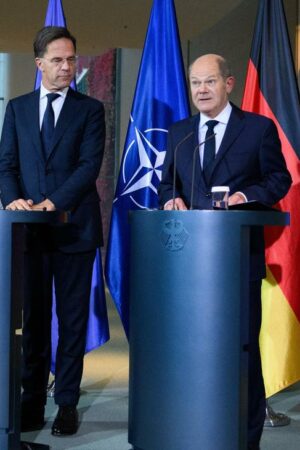 Besuch von Mark Rutte: Olaf Scholz will Nato weiter stärken