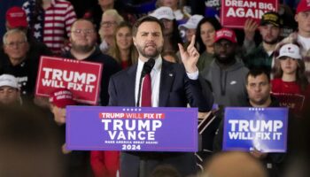 JD Vance blames economic woes on Harris leadership during election eve night rally in Pennsylvania