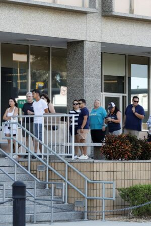 Florida man jailed after 'intentionally' striking US rep's campaign manager outside early voting site