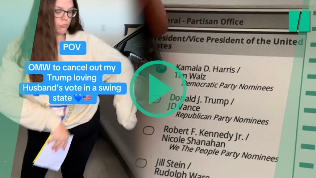 Sur TikTok, en votant pour Kamala Harris ces femmes veulent « annuler » le vote de leur mari ou de leur père