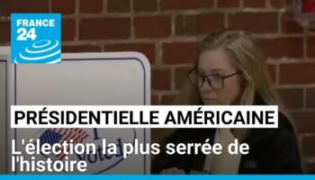 Présidentielle américaine : l'élection la plus serrée de l'histoire