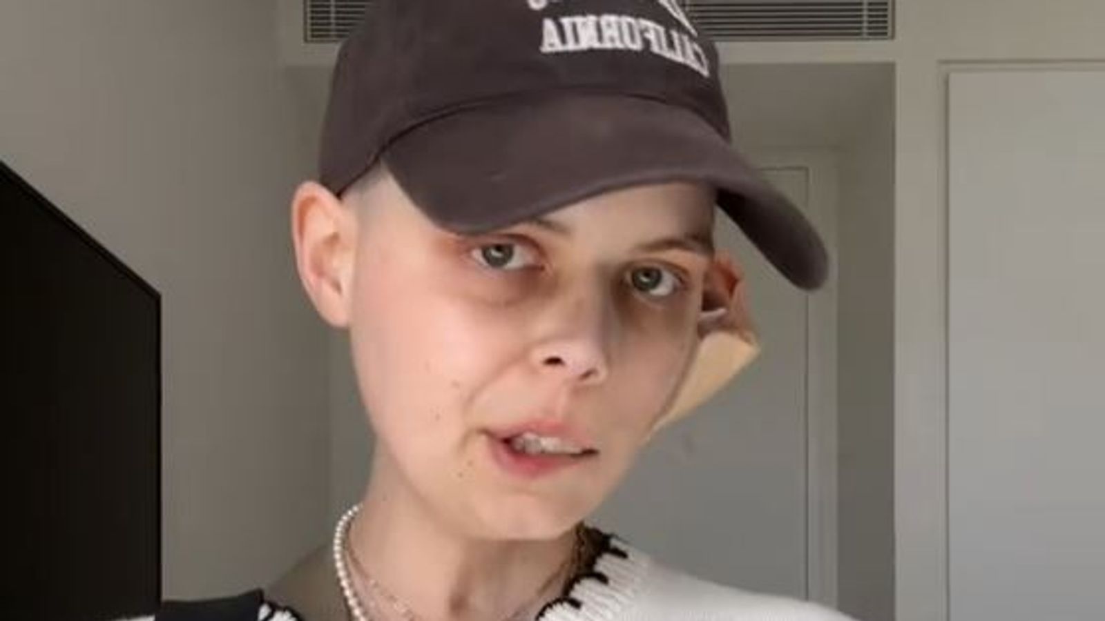 TikToker Bella Bradford announced her death from cancer in a pre-recorded video shared on social media. Pic: @bellabradford0