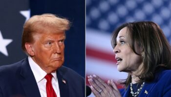 Montage photos de Donald Trump et Kamala Harris, candidats à la présidentielle américaine du 5 novembre